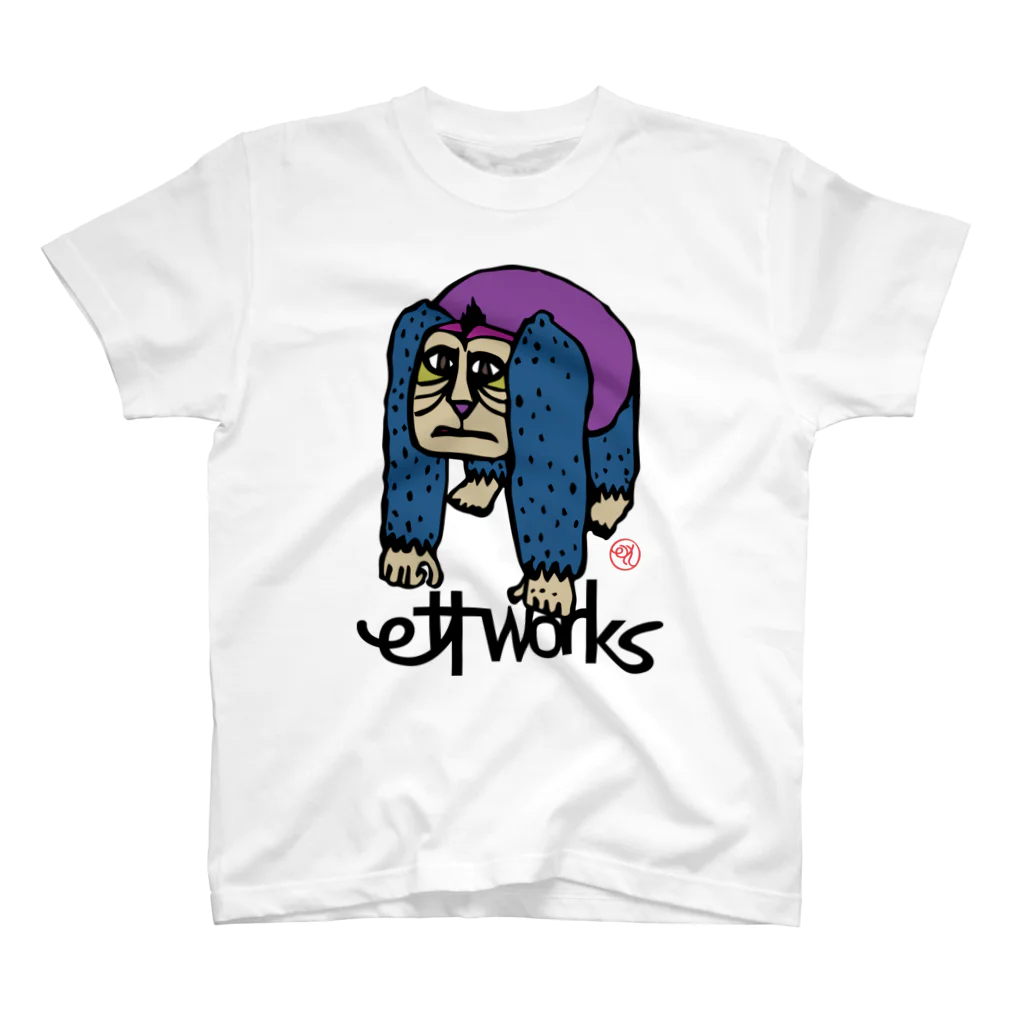 ettworksの《Gorilla-Color》by ETTWORKS スタンダードTシャツ