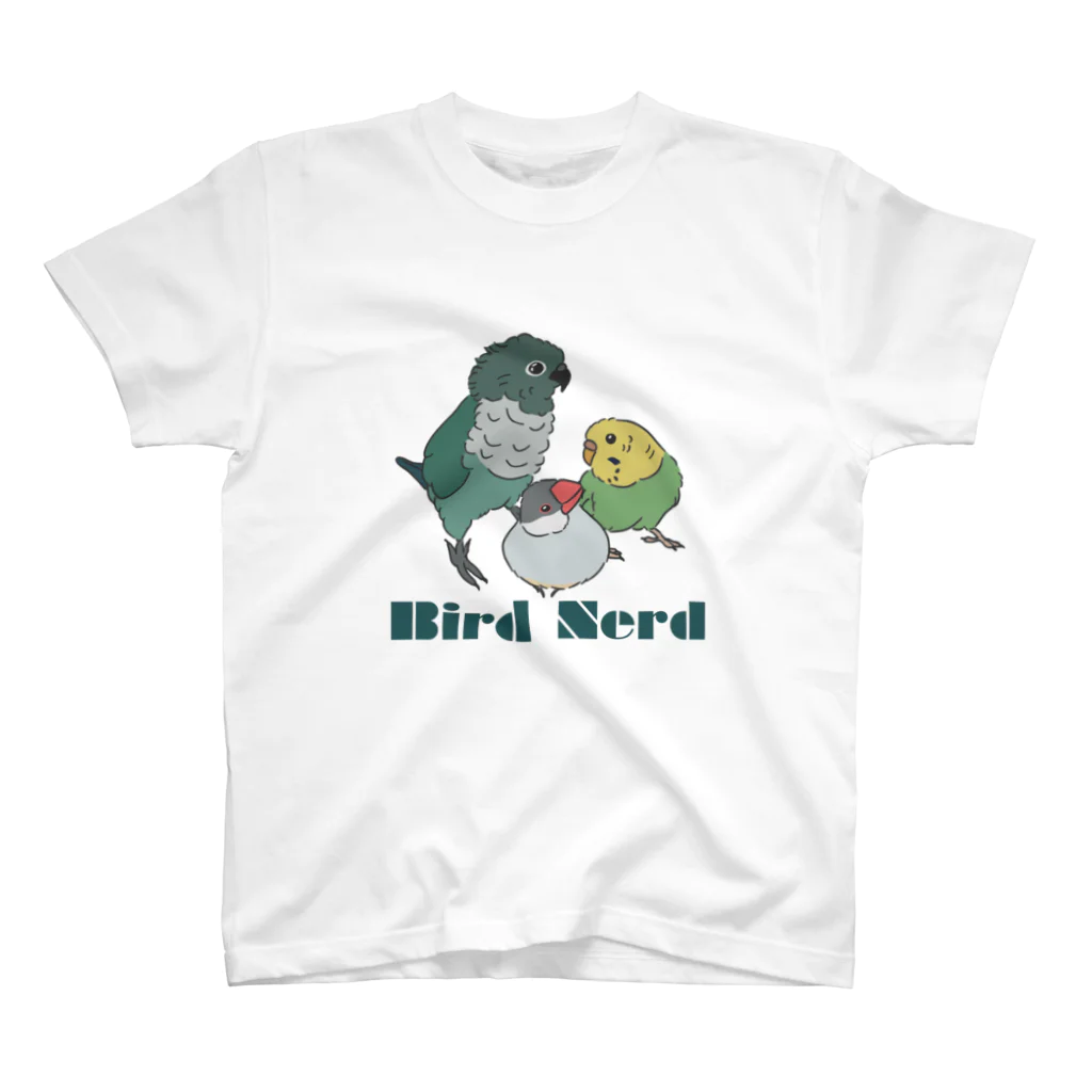 toritoridoriのBIRD NERD スタンダードTシャツ