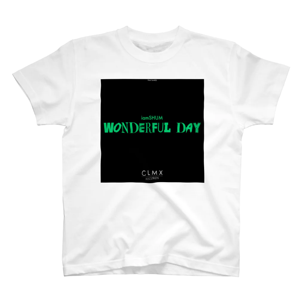 CLMX GOODS "2024"の"Wonderful Day" WEAR from Next Level(s) Regular Fit T-Shirt