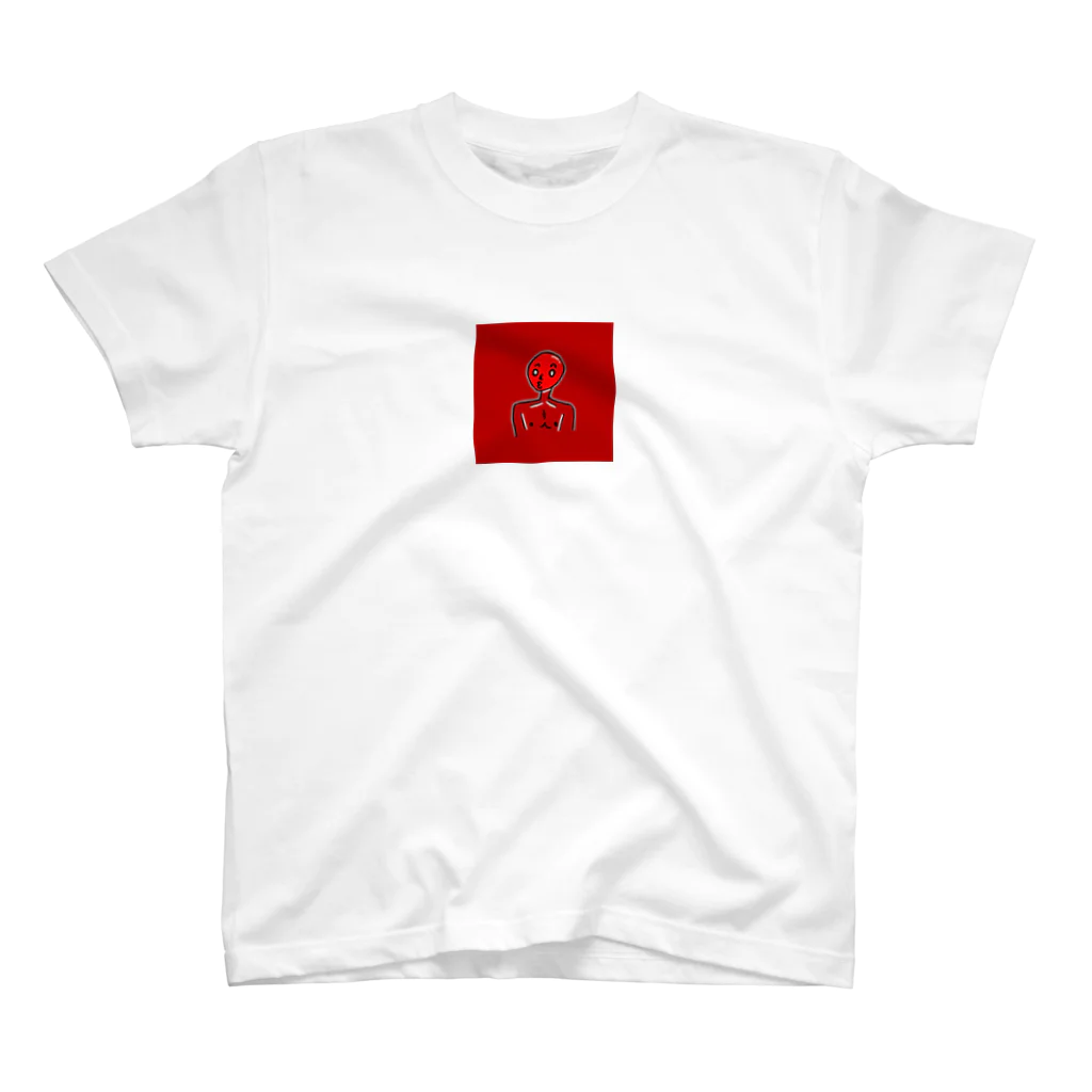 7ぶんの3まのRed Person  Regular Fit T-Shirt