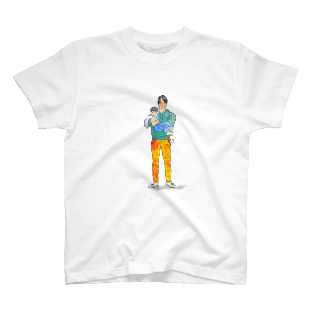 EDOMAEshopのDaddy and son Regular Fit T-Shirt