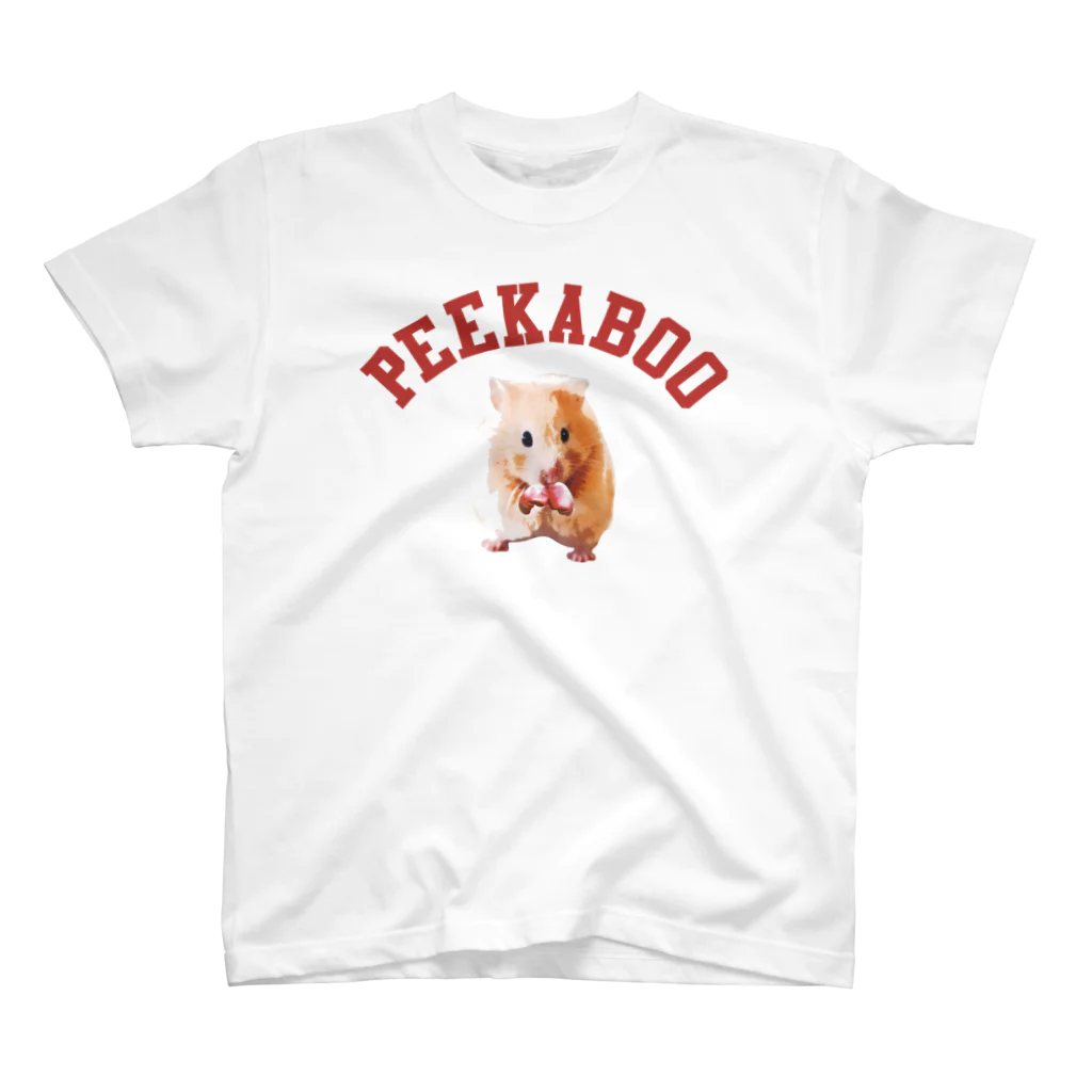 MessagEのPEEKABOO HAMSTER スタンダードTシャツ