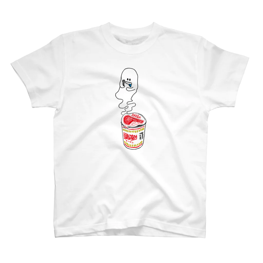 ミトナオヤの落書きのはらぺこゴースト/ラーメン スタンダードTシャツ