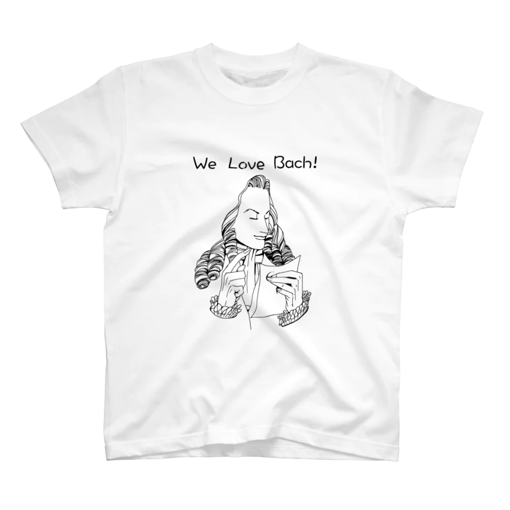 たんざわ騎士のWe Love Bach! Regular Fit T-Shirt
