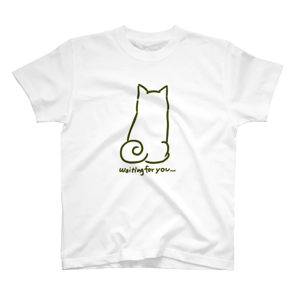 まきしもふの待ってる柴犬 Regular Fit T-Shirt