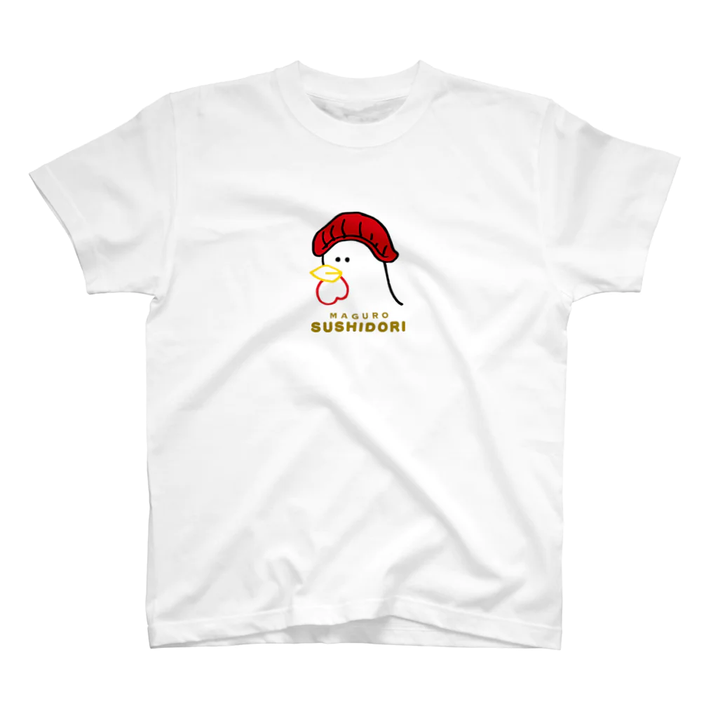 ミトナオヤの落書きのSUSHIDORI/MAGURO スタンダードTシャツ