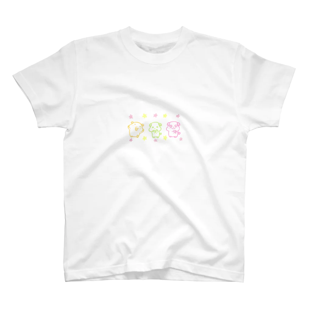 どんぐり🌈🍀のColorful MAME スタンダードTシャツ