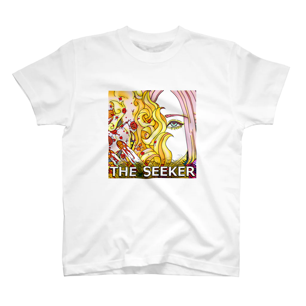 【みるかグッズ②】（SUZURI店）の【THE SEEKER】DbD公式放送掲載アイコン Regular Fit T-Shirt