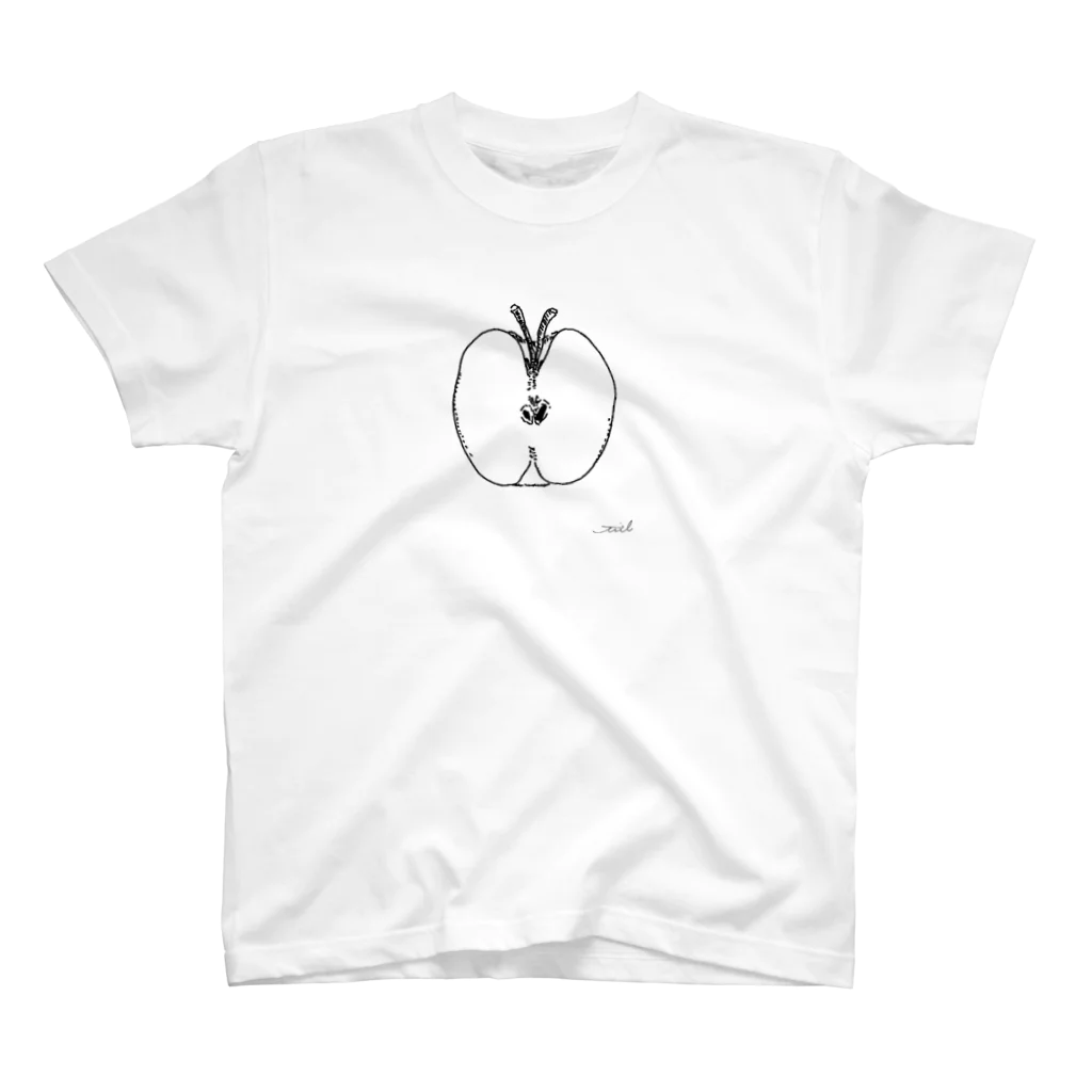 TONNOT illustrationsの蝶甘いリンゴ Regular Fit T-Shirt
