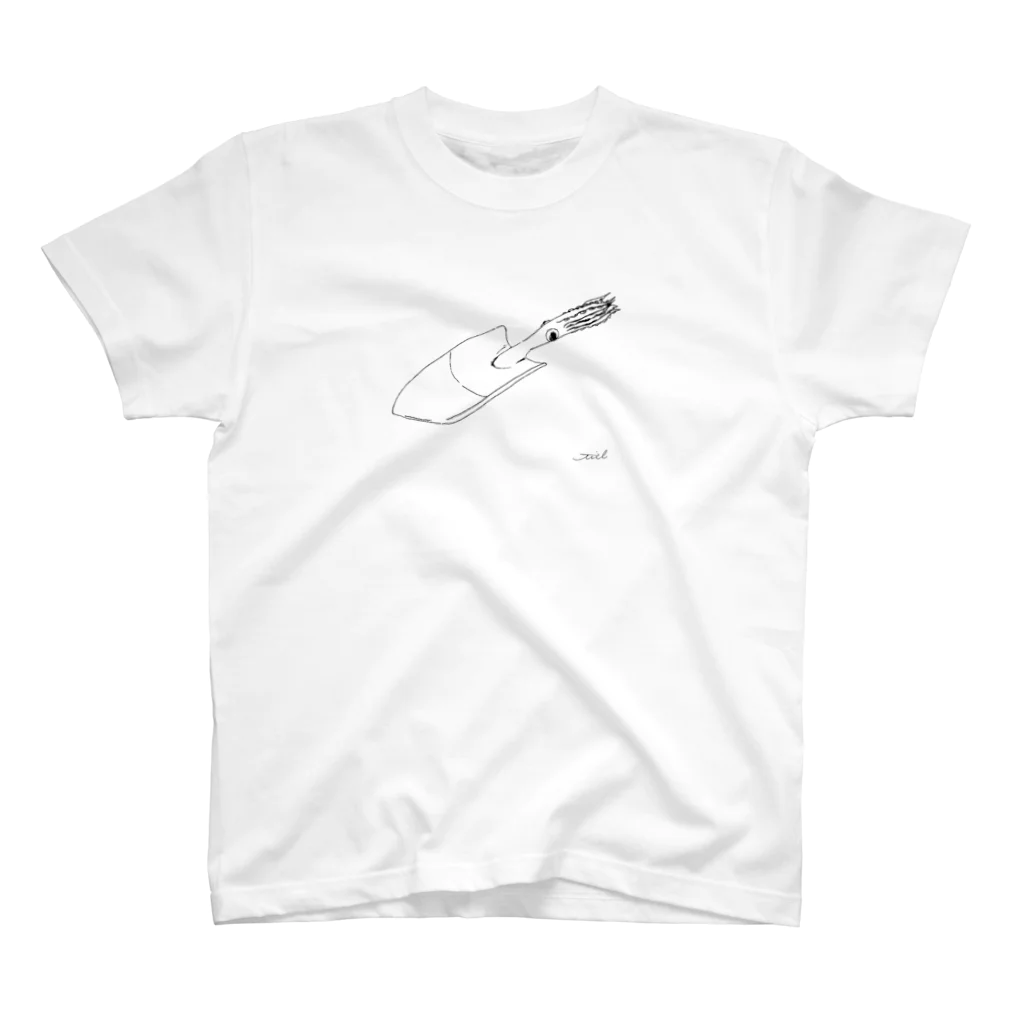 TONNOT illustrationsのイカしたスコップ Regular Fit T-Shirt