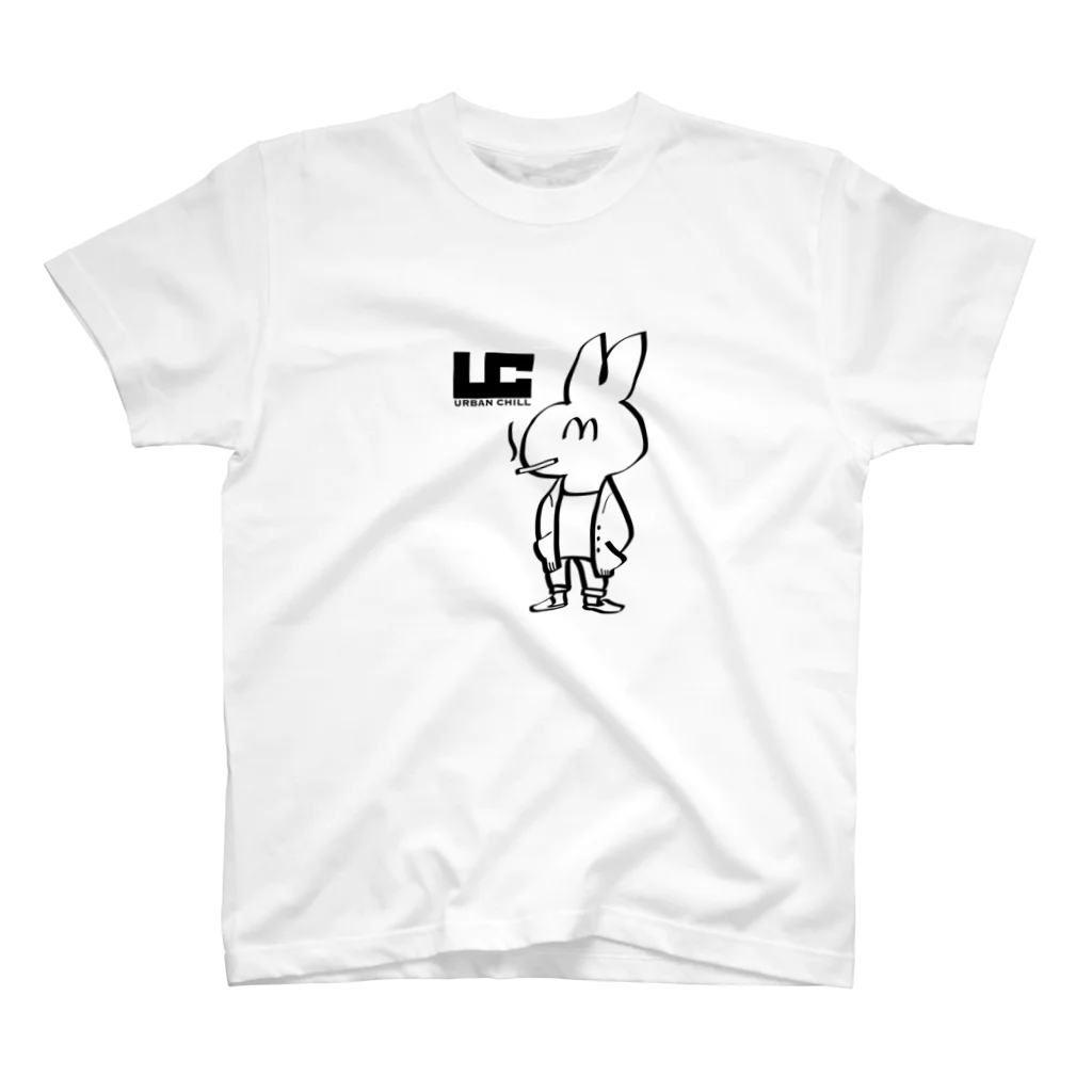 URBAN CHILLのチルウサBIG : CHILL USAGI・OSHANTY (LOGO) スタンダードTシャツ