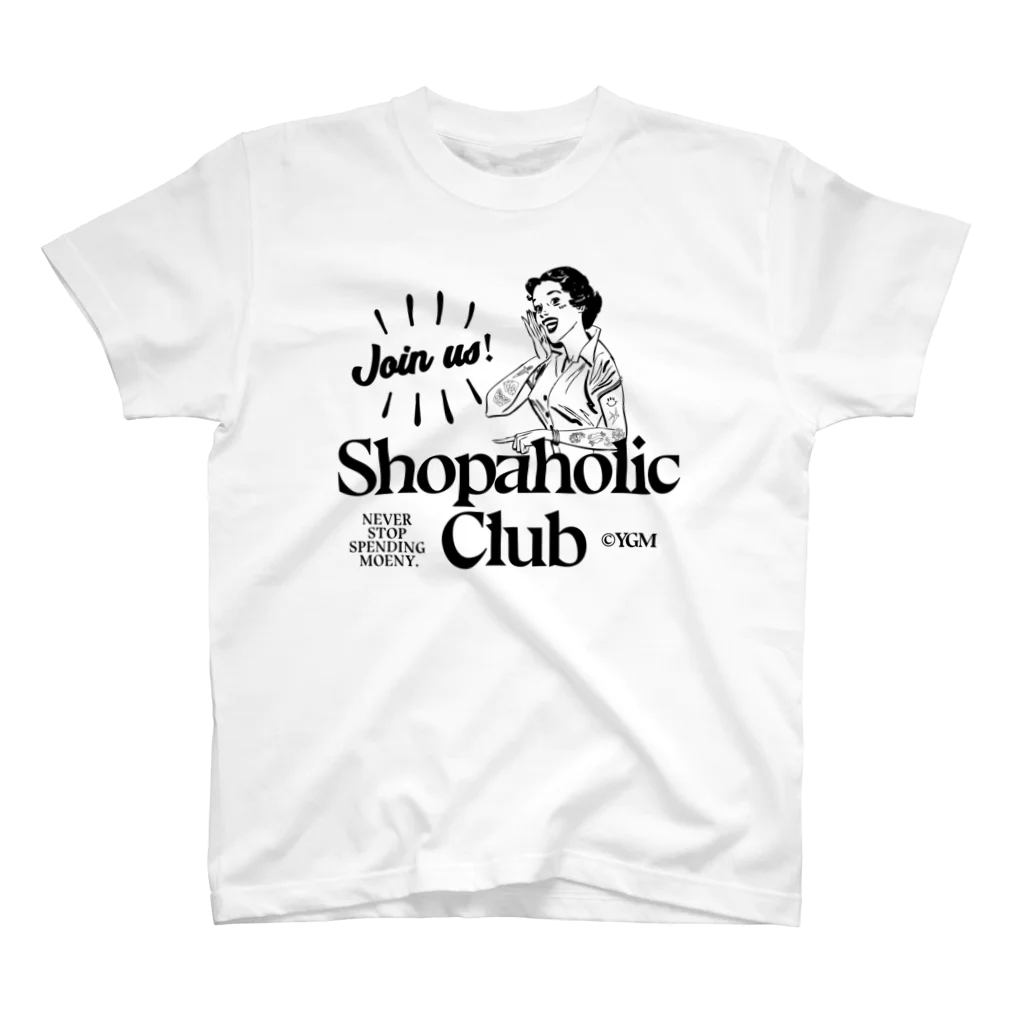 YOU GOT MEのSHOPAHOLIC CLUB スタンダードTシャツ