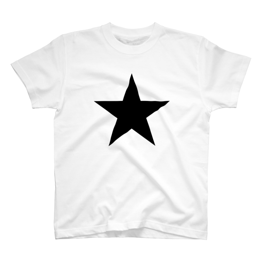 DRIPPEDのBLACK STAR-GTO STAR-(黒星・ワンスター) Regular Fit T-Shirt