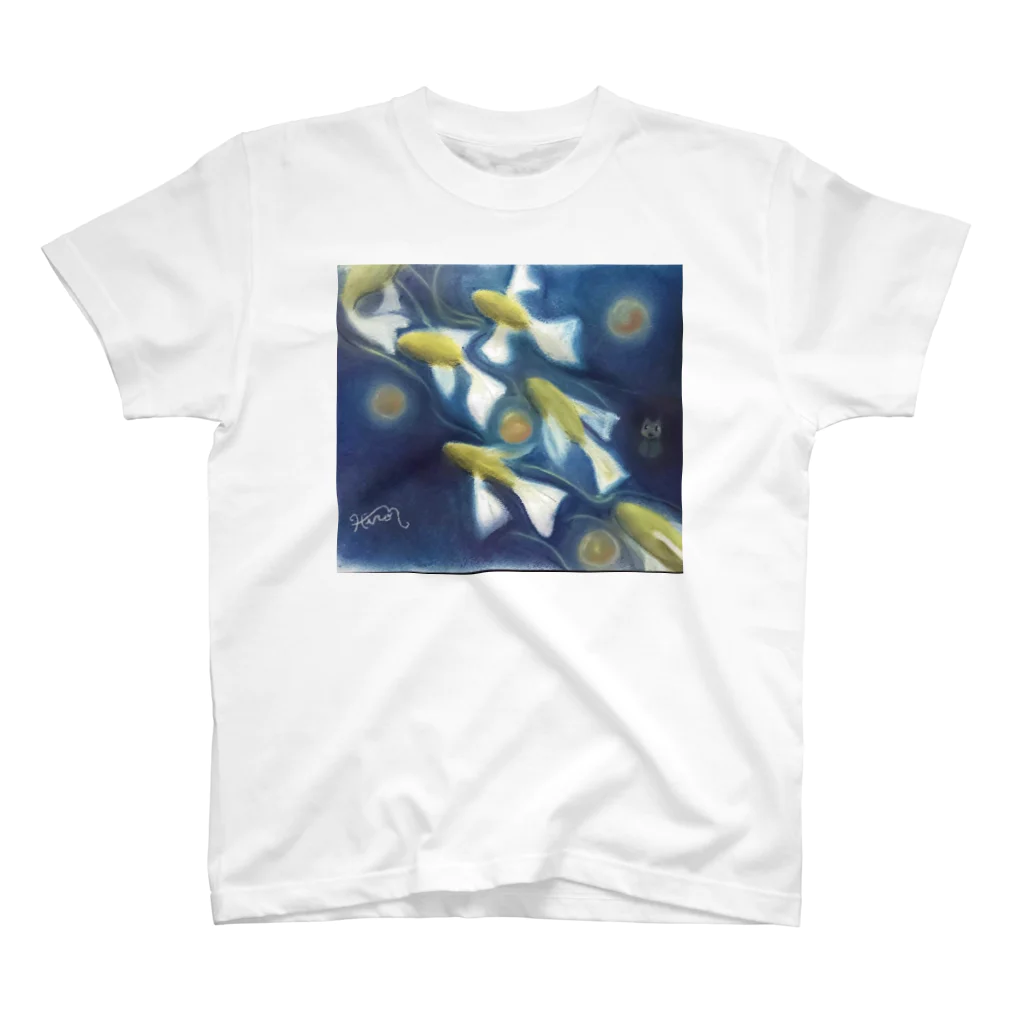 森野湖畔の月渡りの夜 プリントTシャツ Regular Fit T-Shirt