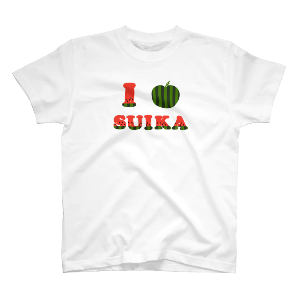 ユウィズのI♡SUIKA Regular Fit T-Shirt