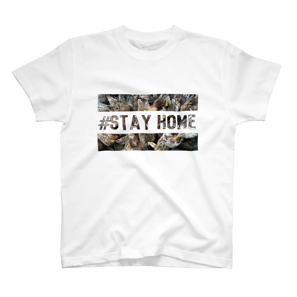 マースィーツの#stay home カモ柄 スタンダードTシャツ