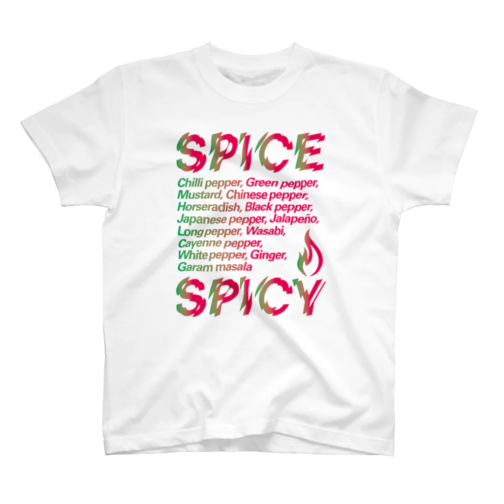 LONESOME TYPE ススのSPICE SPICY（Chili） スタンダードTシャツ