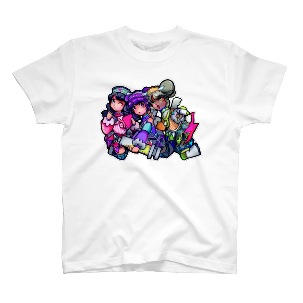 FREE HUGのぷちゅうナ〜ス三人衆 スタンダードTシャツ