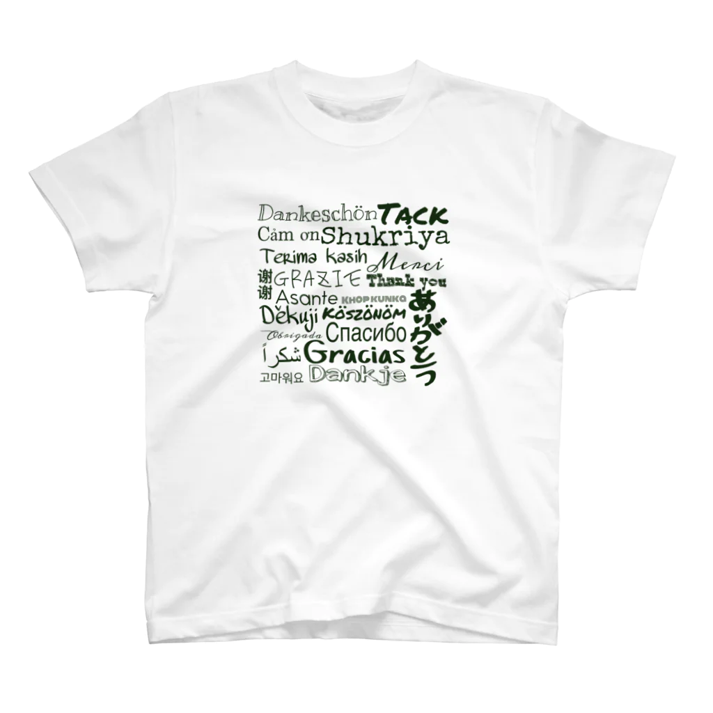 puremourの20ヶ国語のありがとう Regular Fit T-Shirt