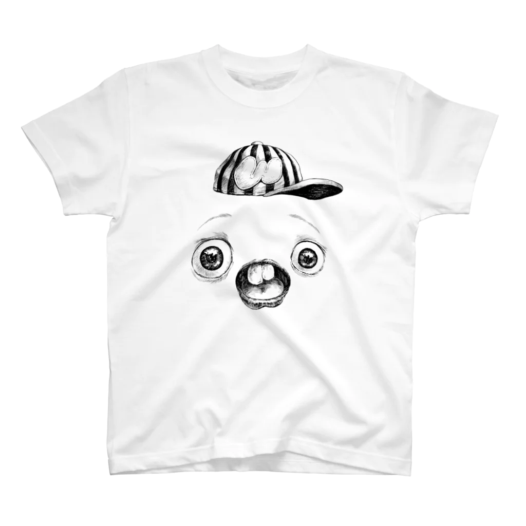 キャットタング鈴原のさちおくんの顔の写真 티셔츠