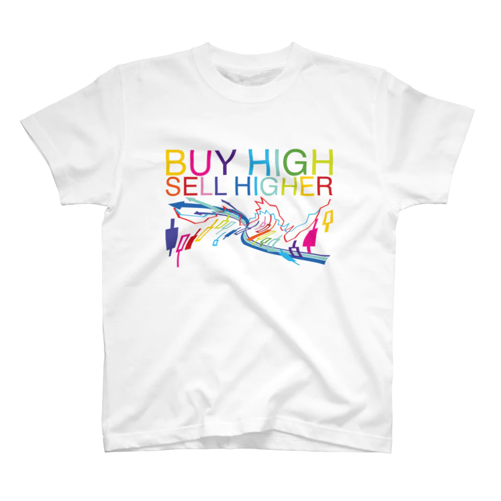 AURA_HYSTERICAのBuy high, sell higher スタンダードTシャツ