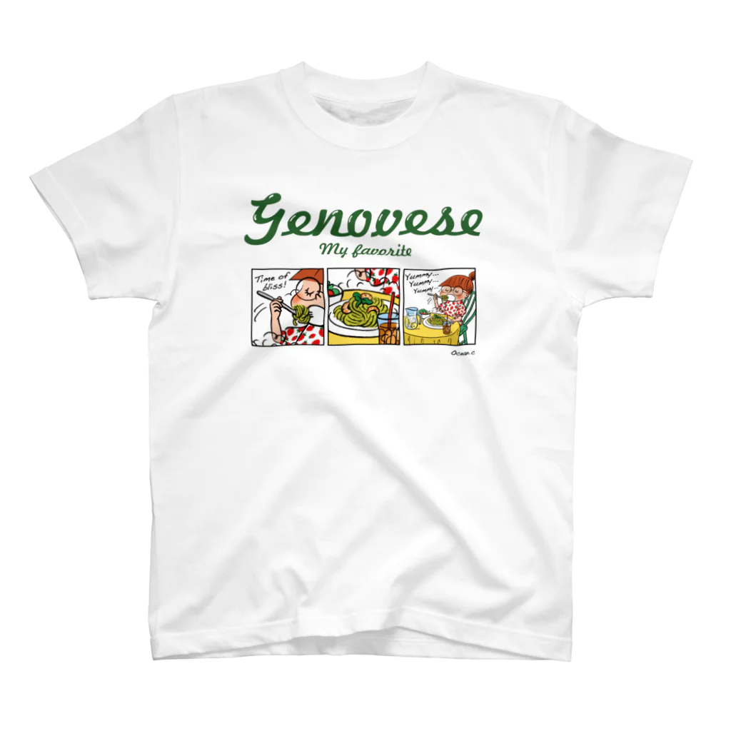 ヨーヨーの日常アソートのGENOVESE（コミック風） Regular Fit T-Shirt