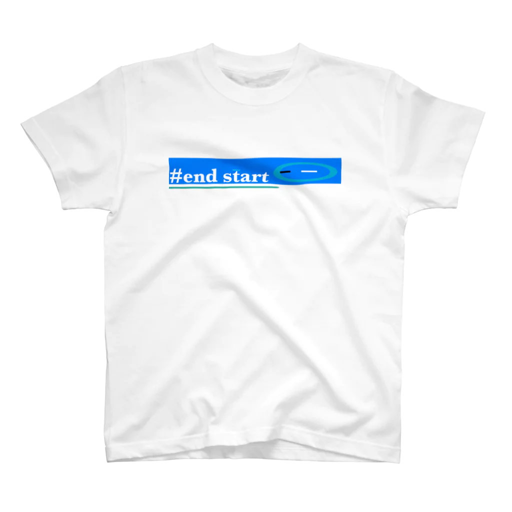 上崎の#end start Tシャツ スタンダードTシャツ