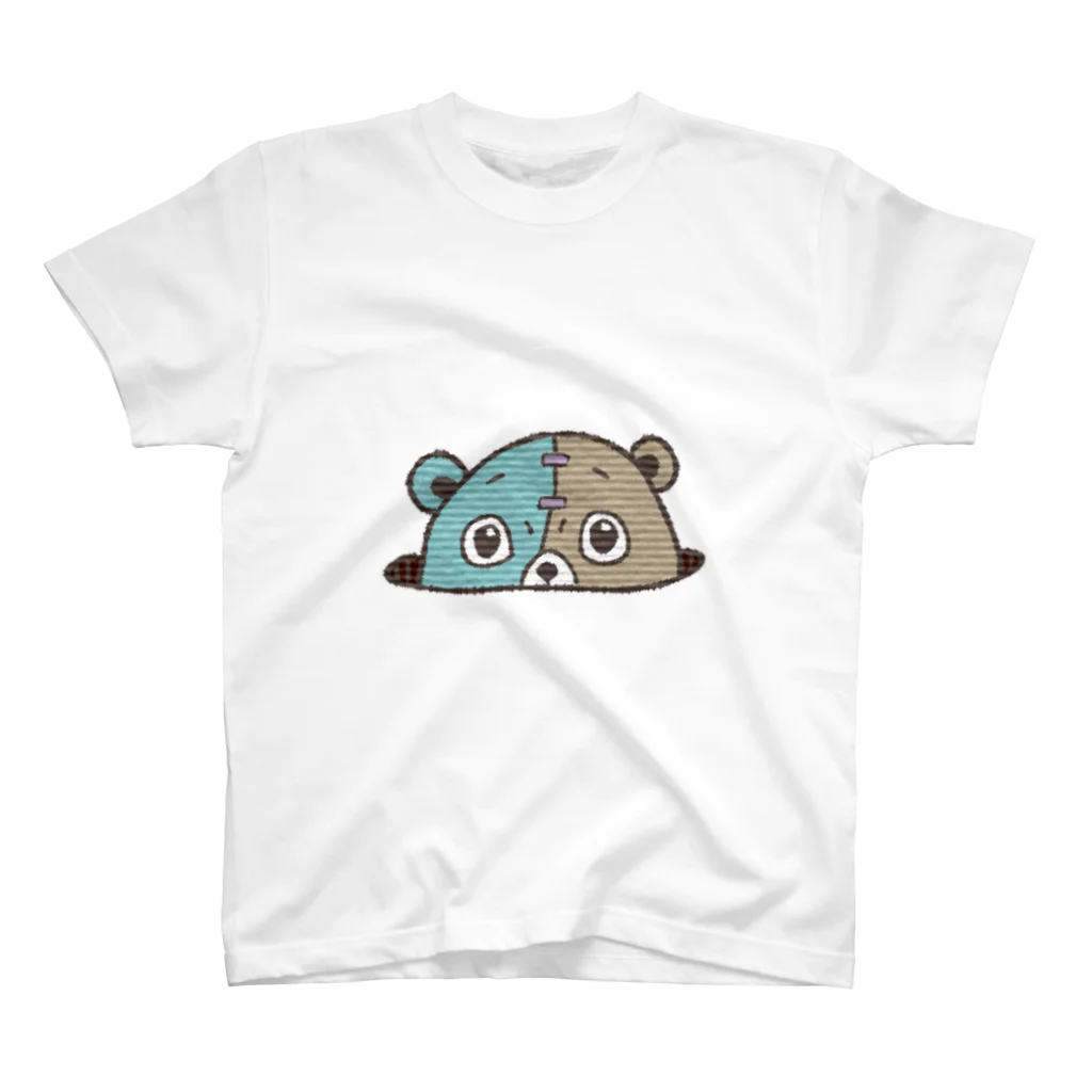 田中ザビエル世界のどうぶつのクマゾンビ-bear zombie-① スタンダードTシャツ