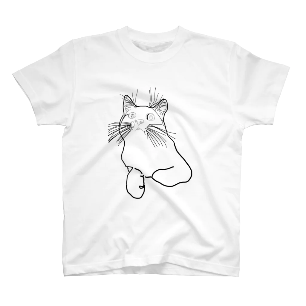 ˁ˙͠˟˙ˀɐ๑のねこ スタンダードTシャツ