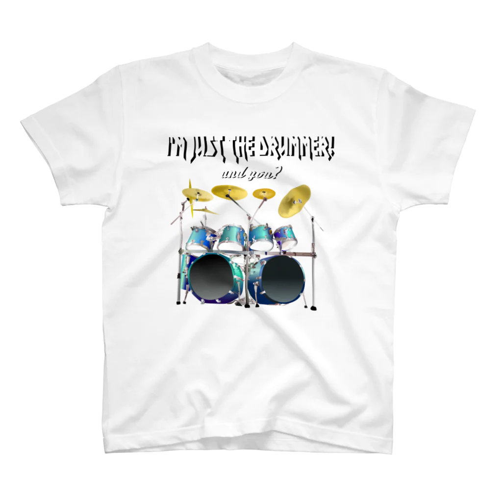 『NG （Niche・Gate）』ニッチゲート-- IN SUZURIのI'm just the drummer! and you? HV h.t. Regular Fit T-Shirt