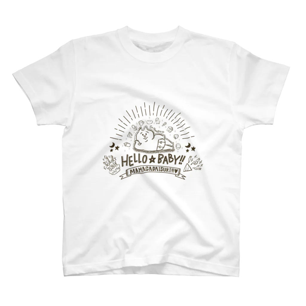 PUKUTYのHELLO☆BABY スタンダードTシャツ