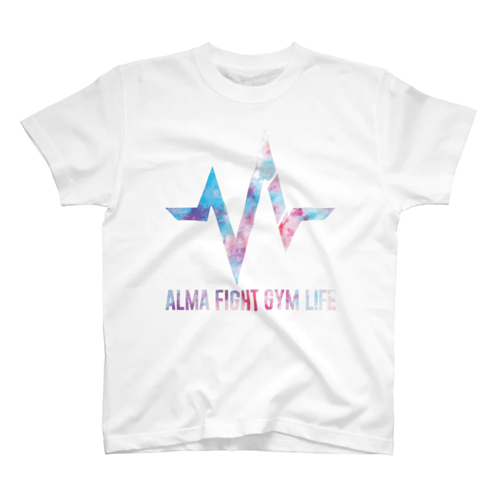 ALMA FIGHT GYM LIFEのAFG LIFE “Energy” (white) Regular Fit T-Shirt