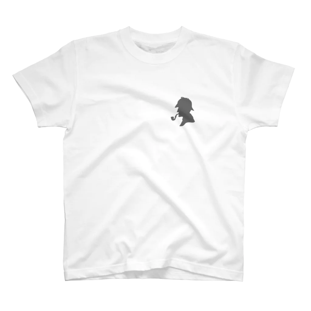 puikkoのシャーロック・ホームズ（ワンポイント　グレー） Regular Fit T-Shirt