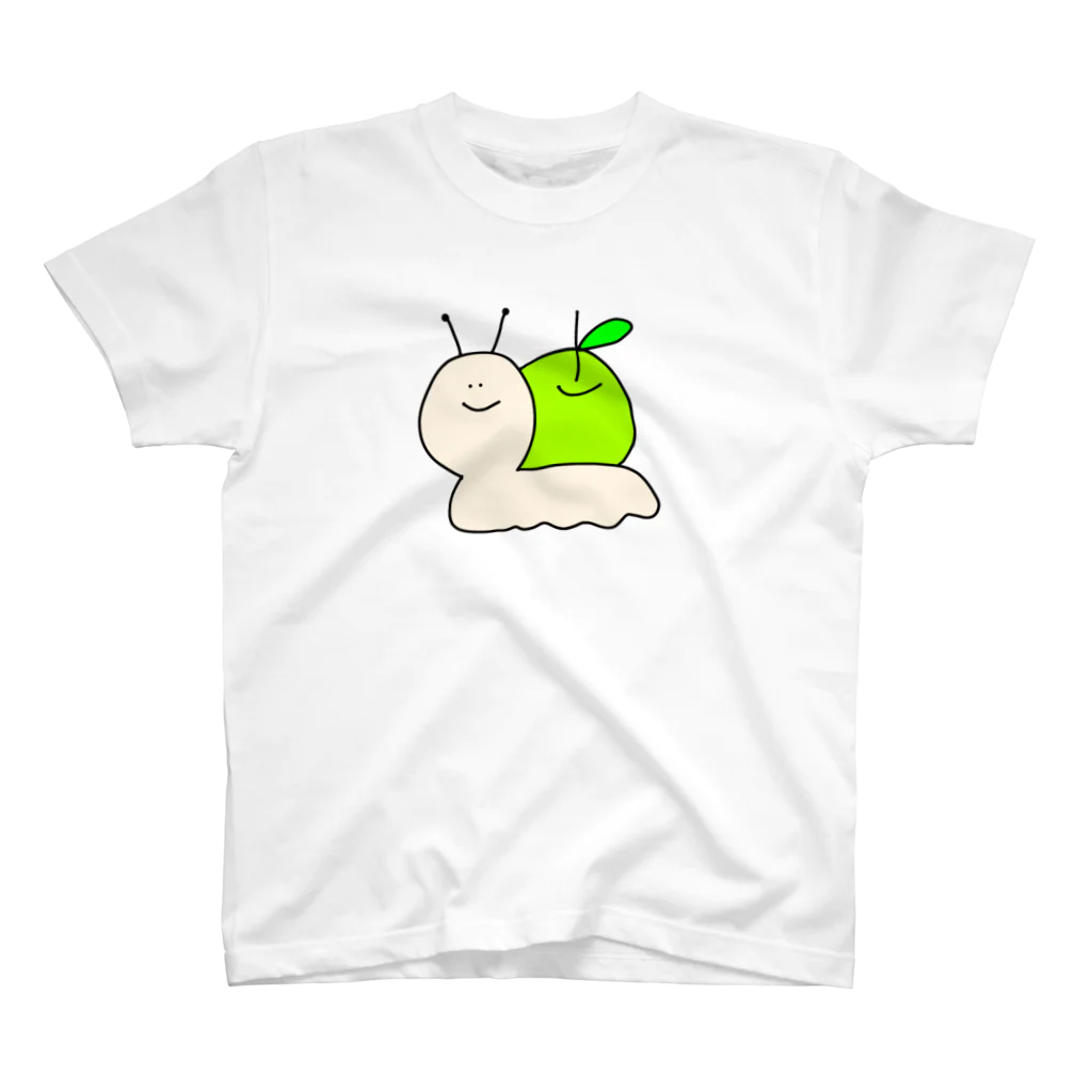 ゆるいもの倶楽部の🐌カタツムりんご🍏 スタンダードTシャツ