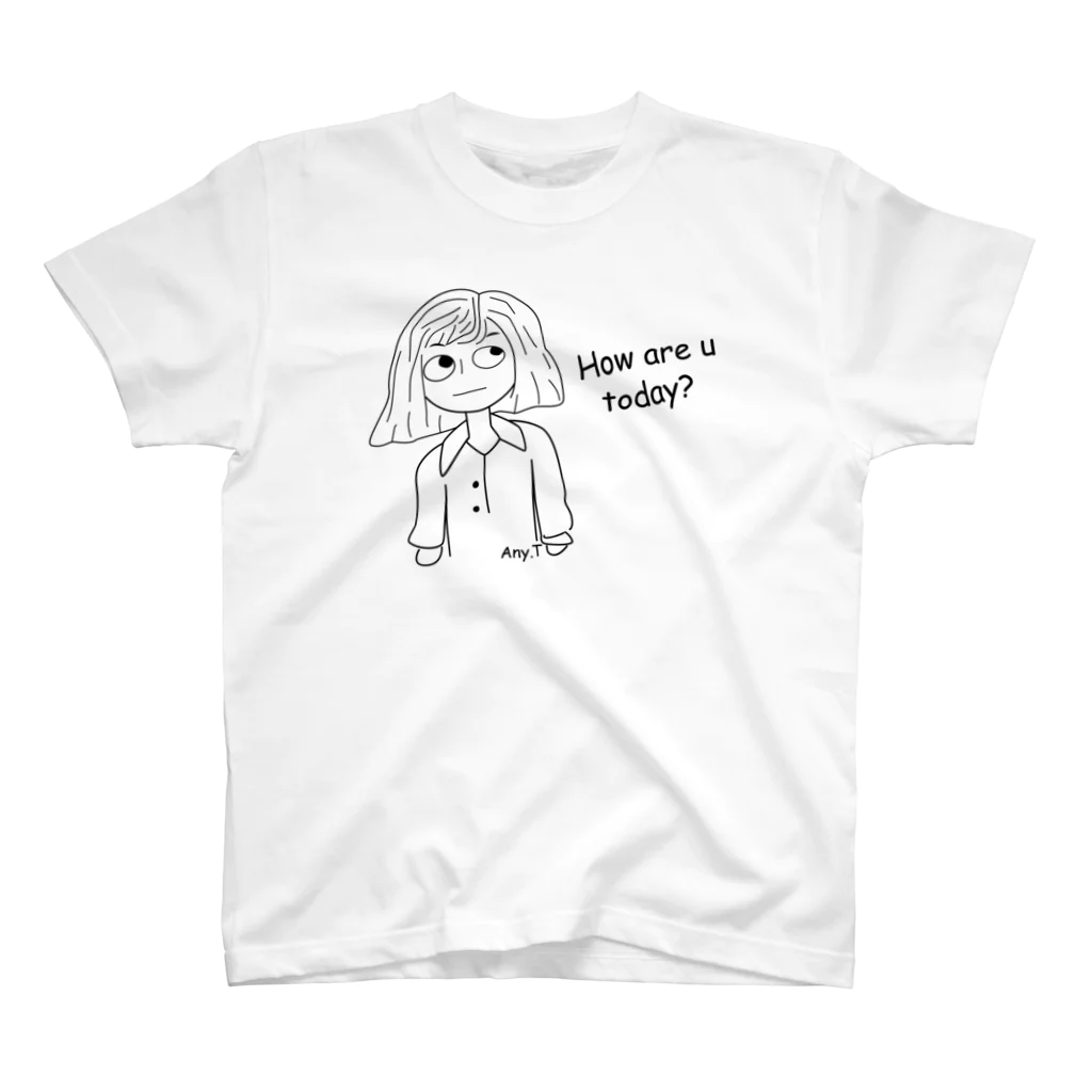 松や SUZURI店のGIRL Regular Fit T-Shirt