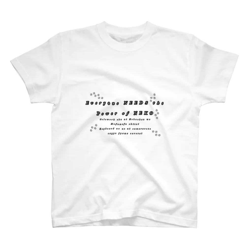 不眠パーティーナイト feat.中途覚醒のPower of Neko Regular Fit T-Shirt
