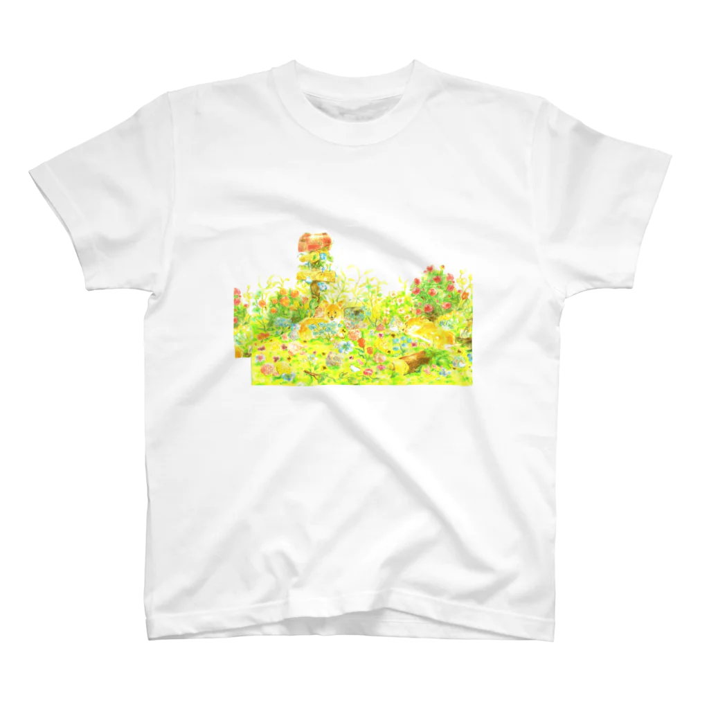 雨凜の【花畑cogie's】手帳型ｹｰｽ スタンダードTシャツ