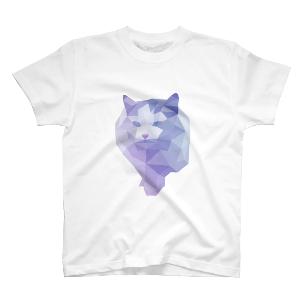 omakazuのpolygon cat~ポリゴンキャット スタンダードTシャツ