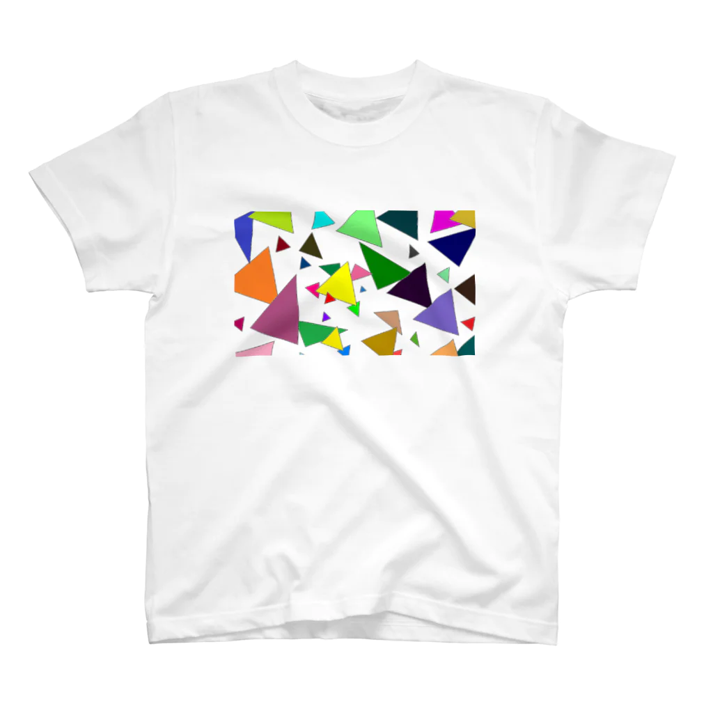 でおきしりぼ子の実験室のTrianglez_ｗ Regular Fit T-Shirt