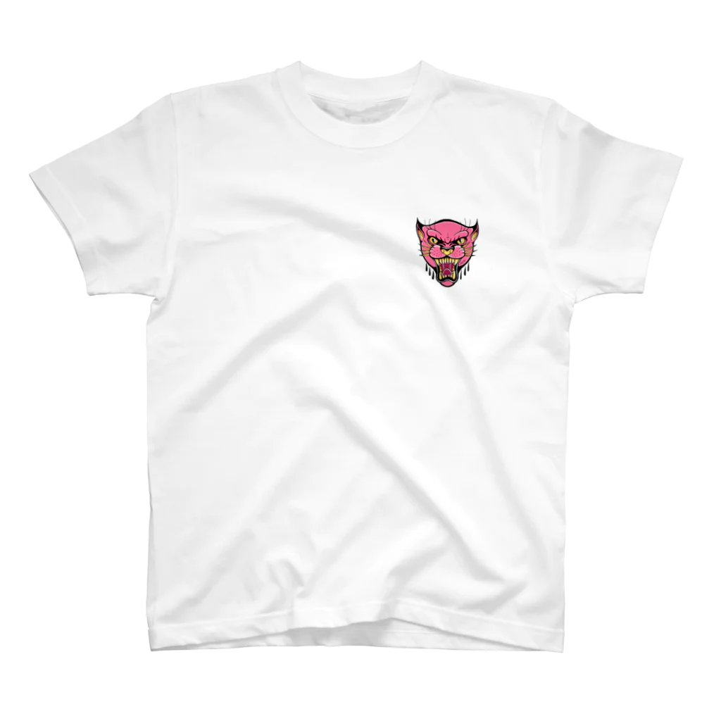 ACA oldschool tatsのPink panther スタンダードTシャツ