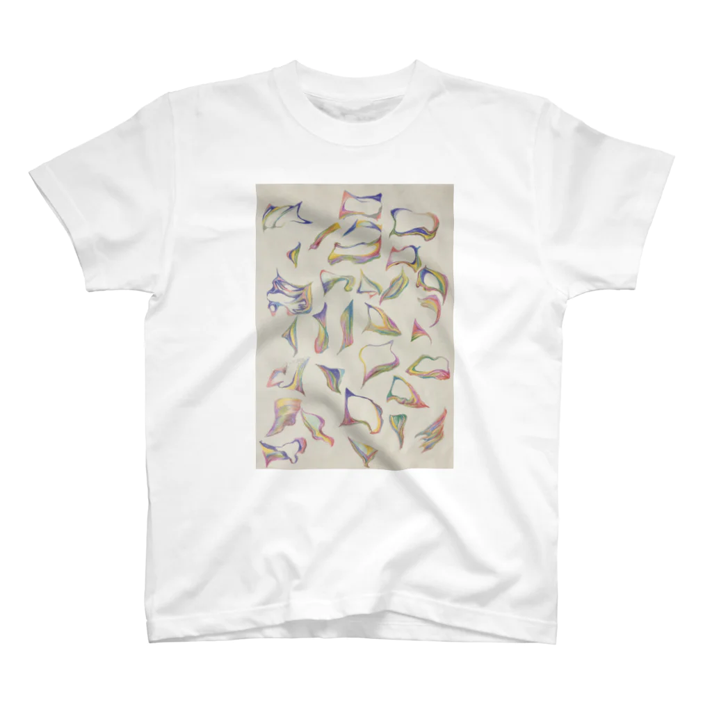 いろいろ色えんぴつのFlags B Regular Fit T-Shirt