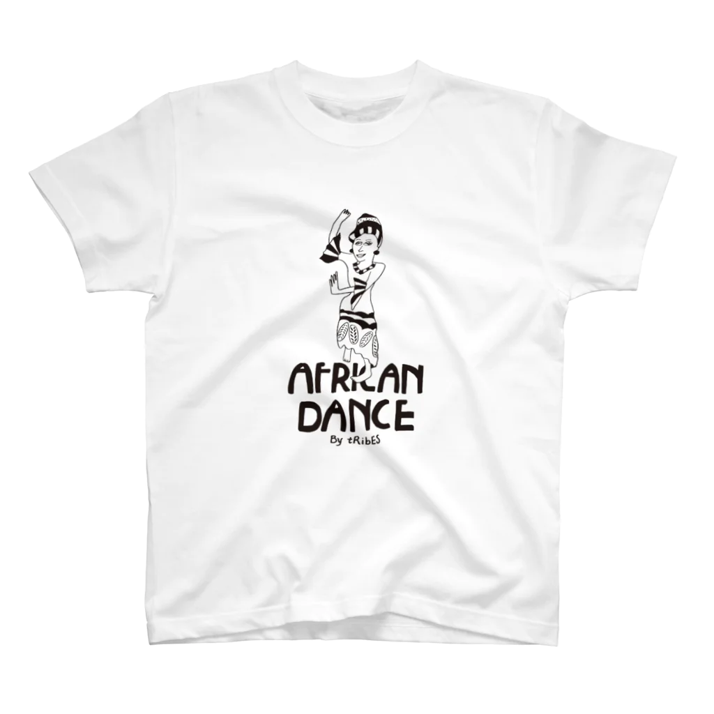 AFRICAN DANCE&DRUM tRibESのAFRICANDANCE by shiomiwada スタンダードTシャツ