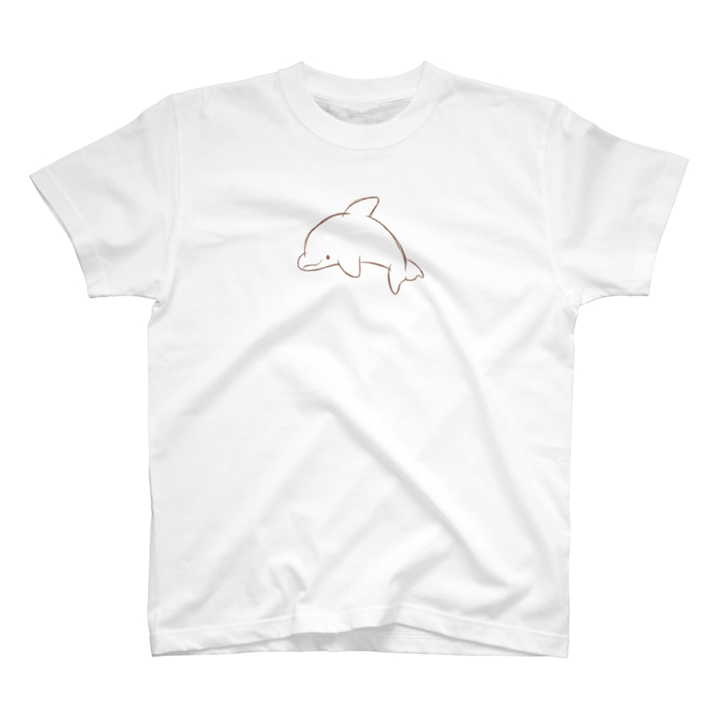 手書き風イルカ みいるか Miiruka のスタンダードtシャツ通販 Suzuri スズリ 手書き風イルカ みいるか Miiruka のスタンダードtシャツ通販 Suzuri スズリ