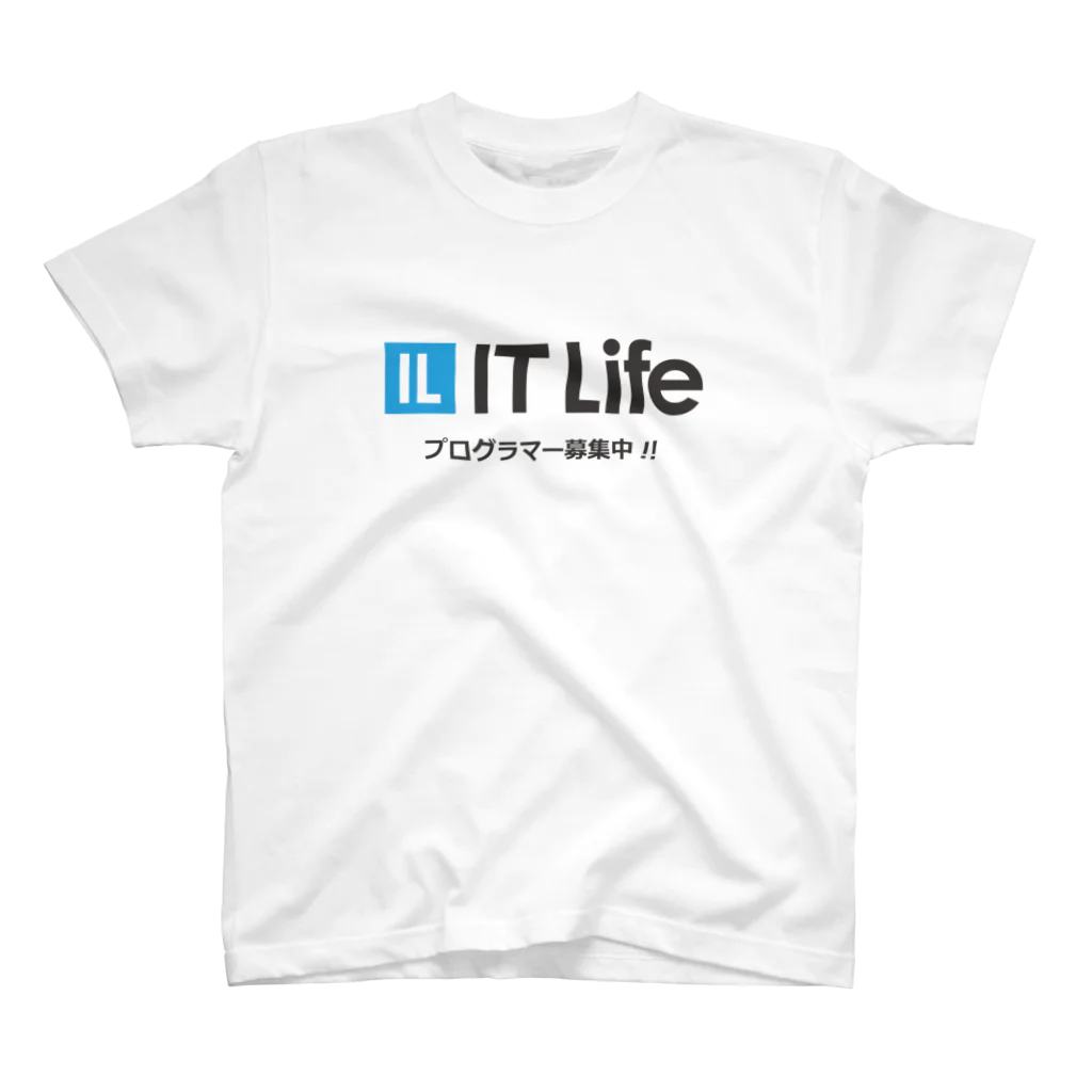 IT LifeのIT Life - プログラマ募集ver Regular Fit T-Shirt