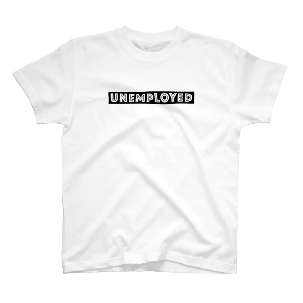 mincora.のニート UNEMPLOYED　- black ver. 02 - Regular Fit T-Shirt