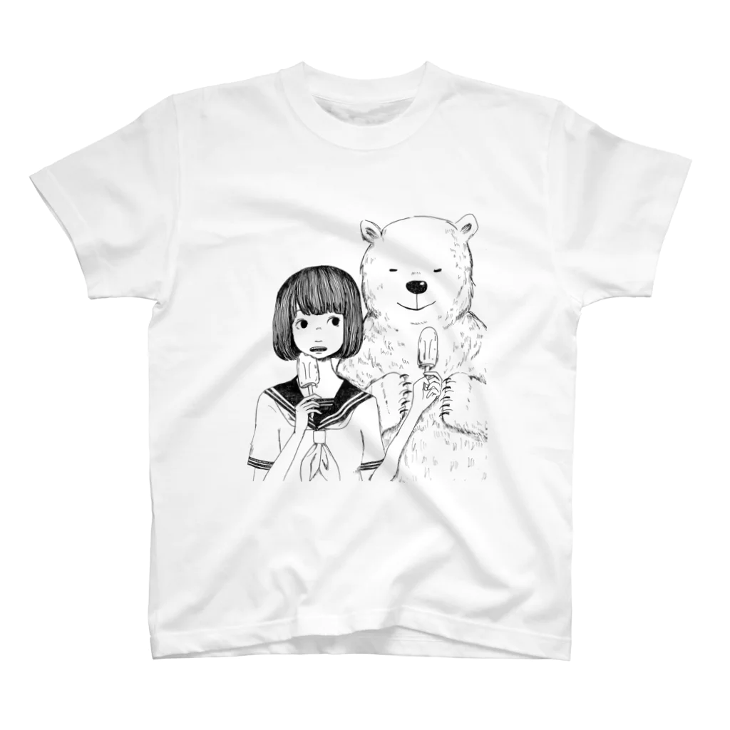 さあかのシロクマとボブ子 スタンダードTシャツ