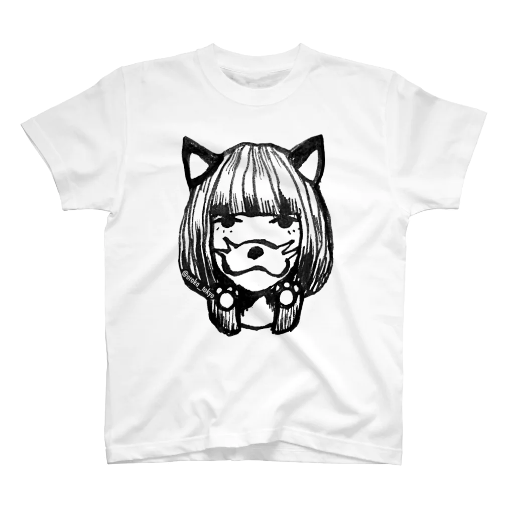 OROKAの#コンプレックス 加工ちゃん スタンダードTシャツ