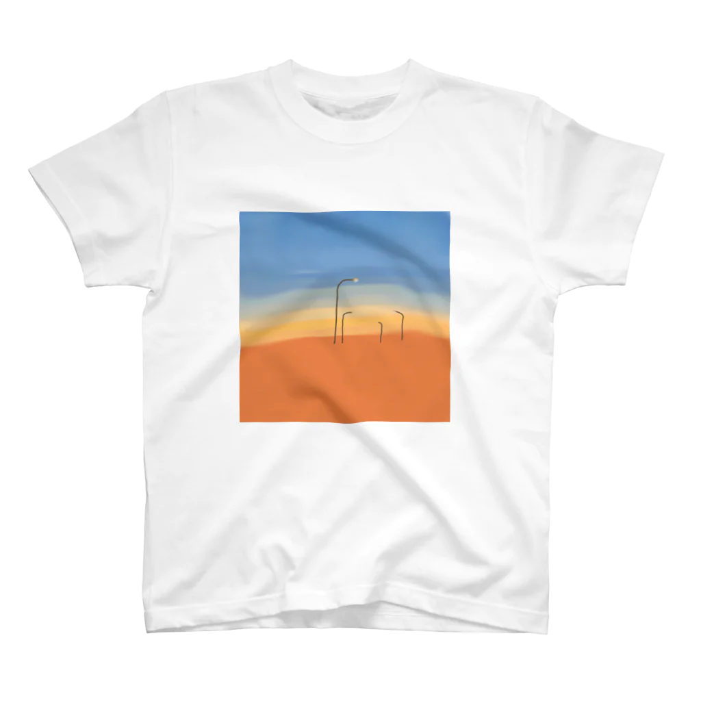 母作シリーズの夕焼けグラデーション スタンダードTシャツ