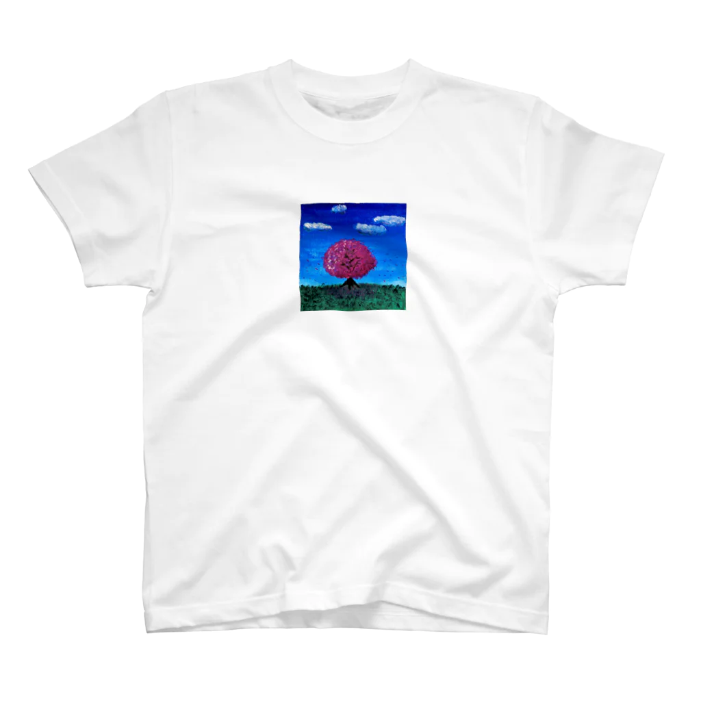 BLUE FEATHERの桜ポップ スタンダードTシャツ