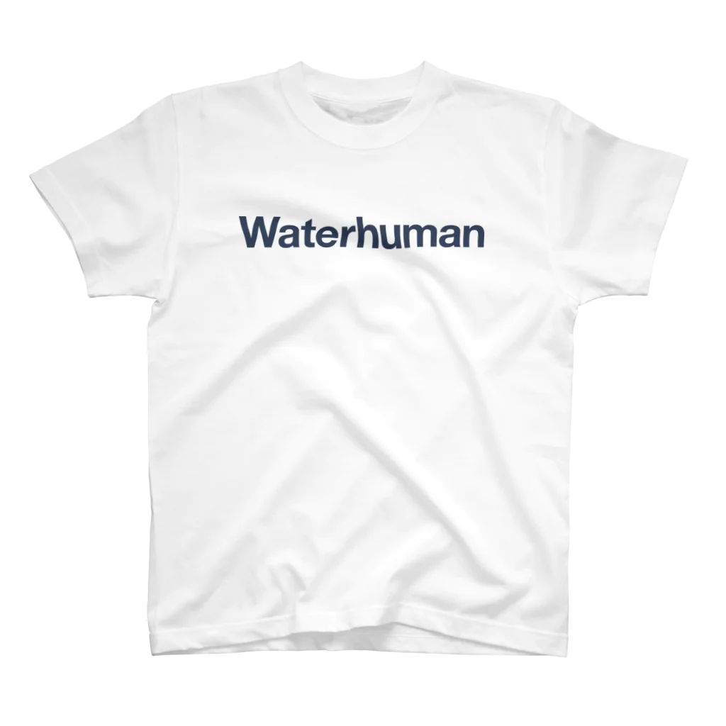 Waterhuman Inc.の公式ロゴTシャツ(白) スタンダードTシャツ